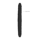 Realistische Dubbele Dildo Black 46cm RealRock