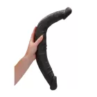 Realistische Dubbele Dildo Black 46cm RealRock