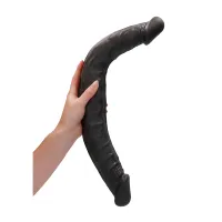 Realrock Realistische Dubbele Dildo - 46cm Black