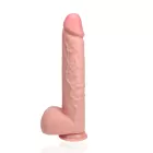 Dildo XXXL Recht met balzak 38 cm 