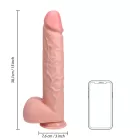 Dildo XXXL Recht met balzak 38 cm 