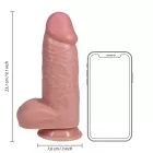 Dildo EXTRA DIK met balzak 23 x 7,6 cm