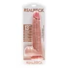 Dildo XL recht met balzak 33 cm