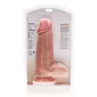 Dildo EXTRA DIK met Balzak 25,4 x 8 cm