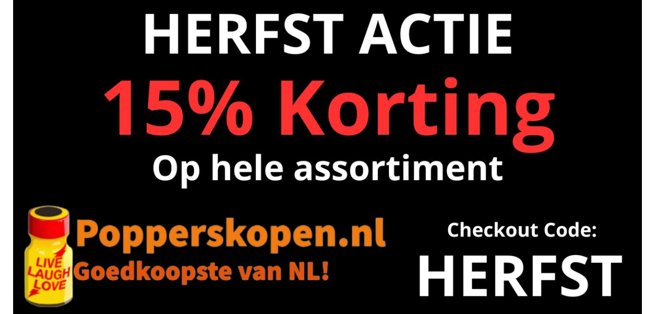 Herfst aanbieding bij Poppers-Kopen