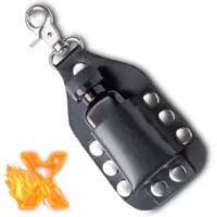 Poppers Holster met klip voor grote flesjes