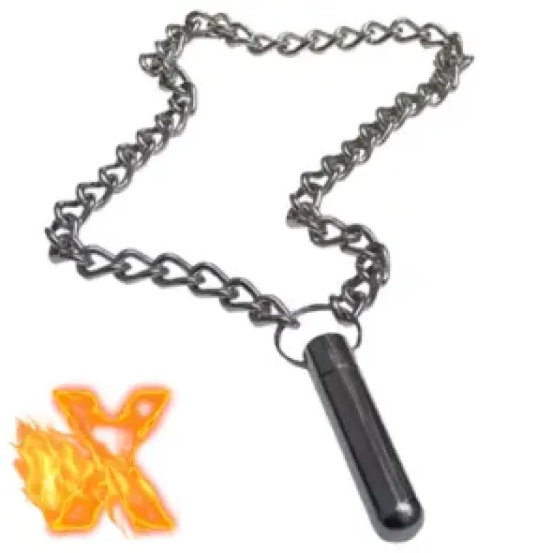 Poppers Inhaler RVS met ketting