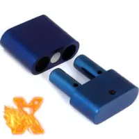 Dubbele Poppers Inhaler RVS Blauw
