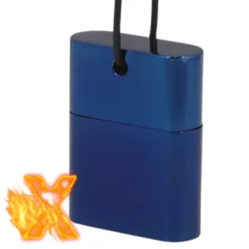 Dubbele Poppers Inhaler RVS Blauw