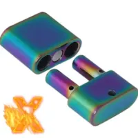 Dubbele Poppers Inhaler RVS Multi colour