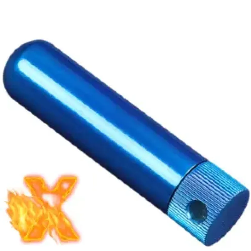 Poppers Inhaler Aluminium Blauw