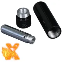 Poppers Inhaler Aluminium Zwart