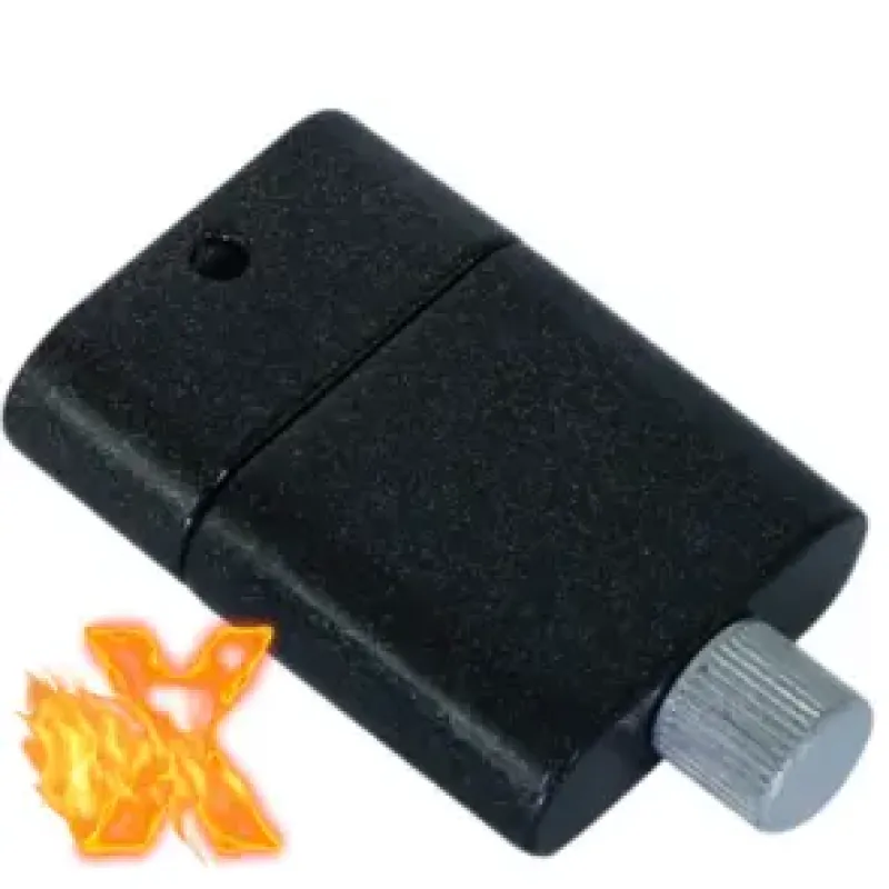 Dubbele Poppers Inhaler aluminium met Schroef