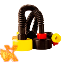 Gasmasker Slang Zwart - XTRM