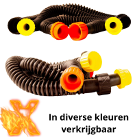 Gasmasker Slang Zwart - XTRM