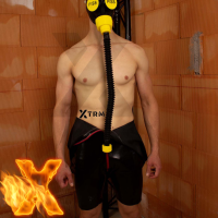 Gasmasker Slang Zwart - XTRM