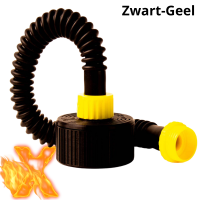 Gasmasker Slang Zwart/ Geel - XTRM