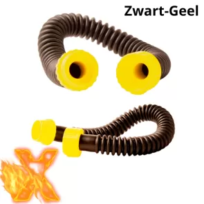 Gasmasker Slang Zwart/ Geel - XTRM FTSH