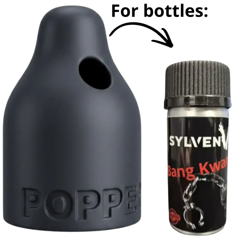Poppers Sniffer for SylvenV Bang Kwang - Black