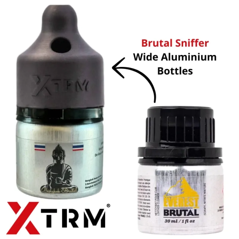 Poppers Sniffer for Brutal - Aluminium XXL Bottles