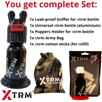 Kinky Double Sniffer Leakproof Universeel Set - BLACK