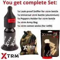 Kinky Solo Sniffer Leakproof Universeel Set - BLACK