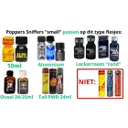 Poppers Full Action Turbo Sniffer Leakproof SET