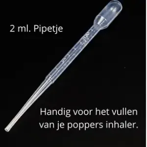 Vul Pipetjes voor Poppers inhalers - 3 stuks