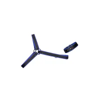 Gladiator Harnas Zwart/Blauw - Bonded Leather