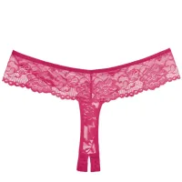 Allure - Chiqui Love - Crotchless Thong - One Size - Pink