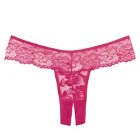 Allure - Chiqui Love - Crotchless Thong - One Size - Pink