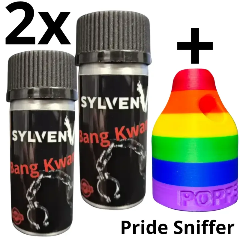 2x Bang Kwang Poppers + Pride Sniffer
