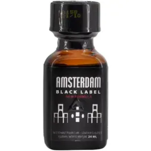 Amsterdam Black Label Poppers - 24ml