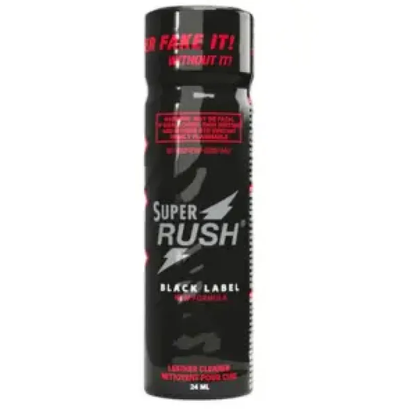 Super Rush Black Label Tall Poppers - 24ml
