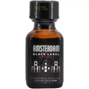 Amsterdam Black Label Poppers - 24ml