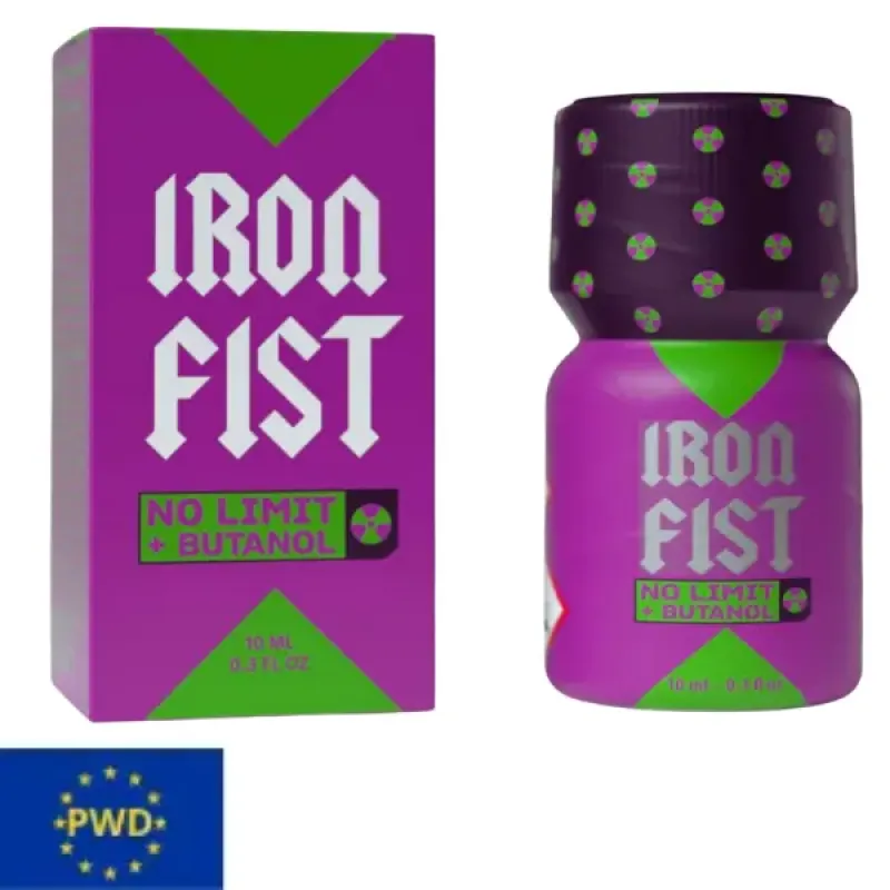 Iron Fist No Limit met Butanol Poppers - 10ml (Mini)