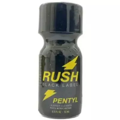 Rush Black Label Pentyl Poppers - 15ml Rush Black Label Pentyl Poppers - 15ml