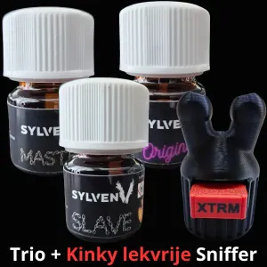 SylvenV Poppers TRIO + Kinky Leakproof Sniffer