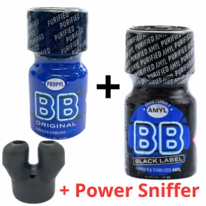 Blue Boy Poppers Pack + Power sniffer