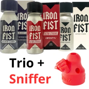 Iron Fist Poppers Trio - Met Sniffer