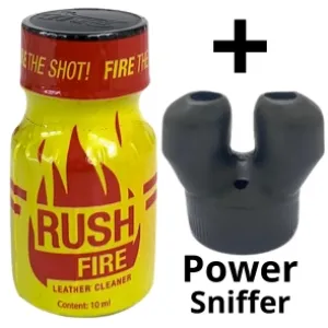 Rush Fire Poppers - 10ml met Power Sniffer