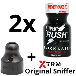 Super Rush Black label 2-pack + Xtrm Sniffer