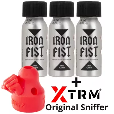 Iron Fist Original 3-pack + XTRM Fist Sniffer Iron Fist Original 3-pack + XTRM Fist Sniffer