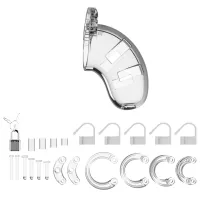 ManCage Model 01 Chastity Cage Transparant 90 mm