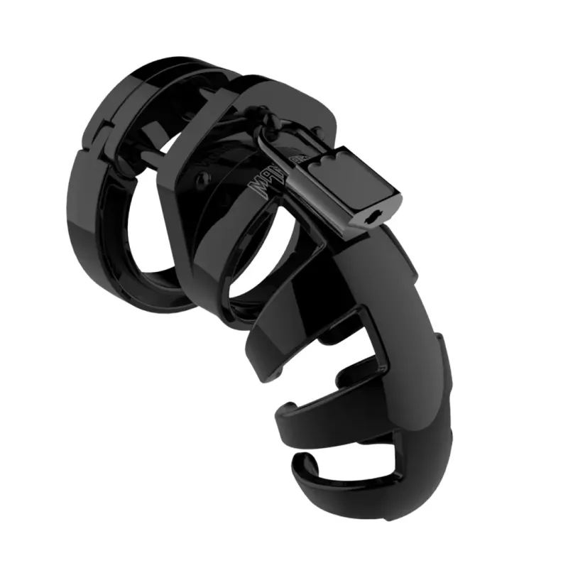 ManCage Model 02 Chastity Cage Zwart 90 mm