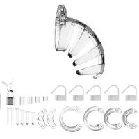 ManCage Model 02 Chastity Cage Transparant 90 mm