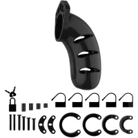ManCage Model 03 Chastity Cage Zwart 115 mm