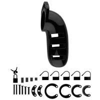 ManCage Model 06 Chastity Cage Zwart 140 mm