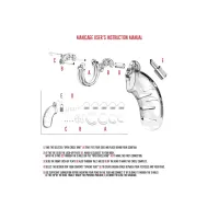 ManCage Model 06 Chastity Cage Transparant 140 mm