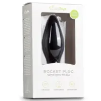 Medium Zwarte Siliconen Buttplug